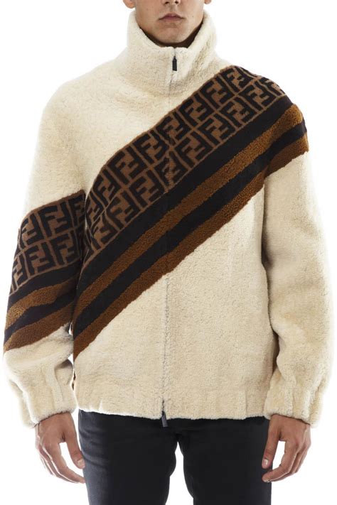 fendi shearling coat mens|Green shearling blouson .